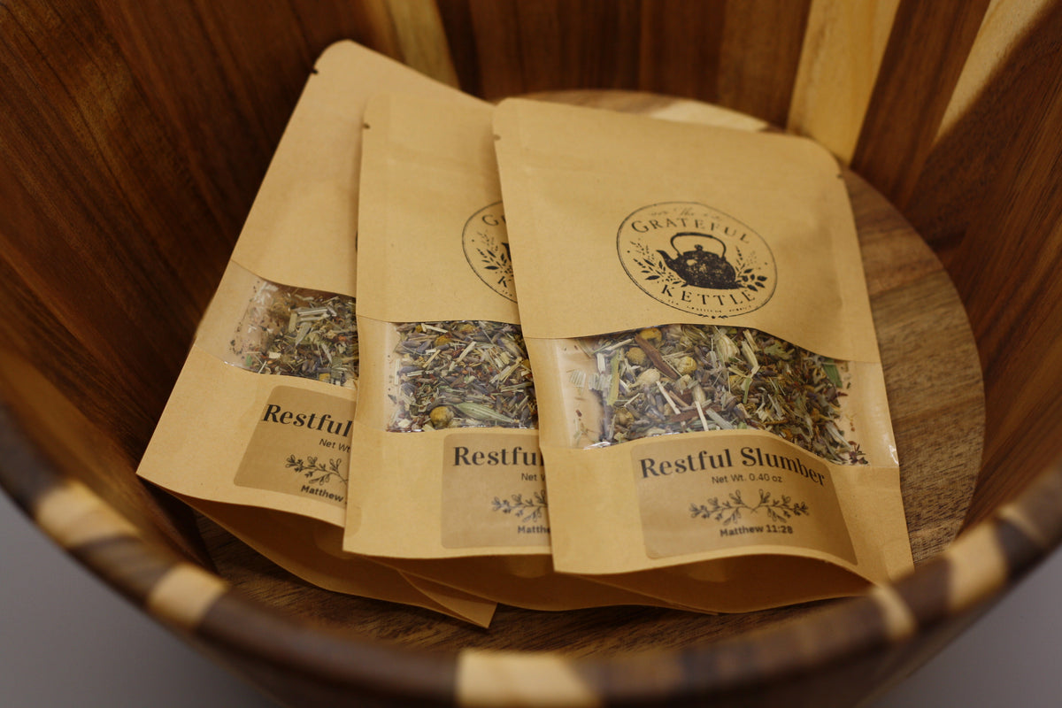 Restful Slumber Herbal Tea Blend - Salt Oasis location